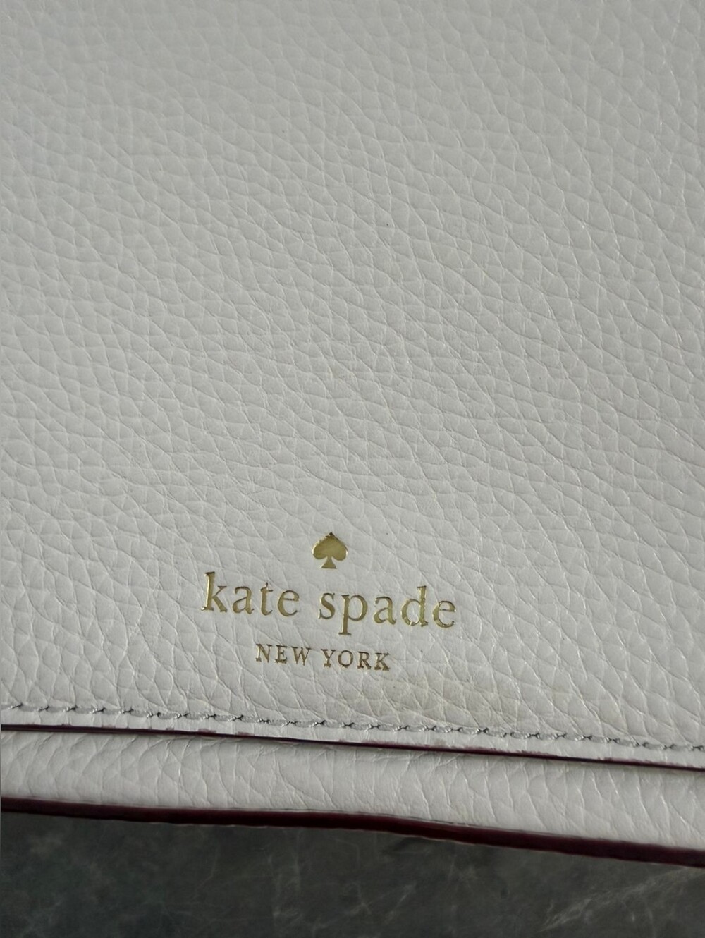 Kate Spade White Leather Crossbody with Braided Trim and Tassel - Picture 2 of 5